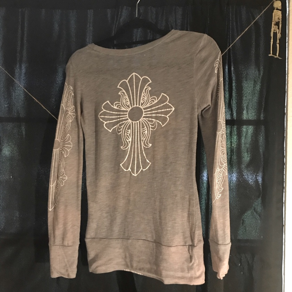White cross shirt